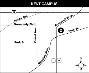 kent campus map