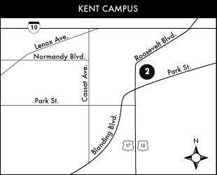Kent Campus Map