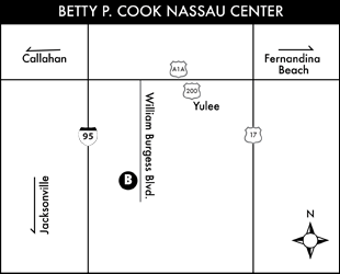 Betty P. Cook Nassau Center Map
